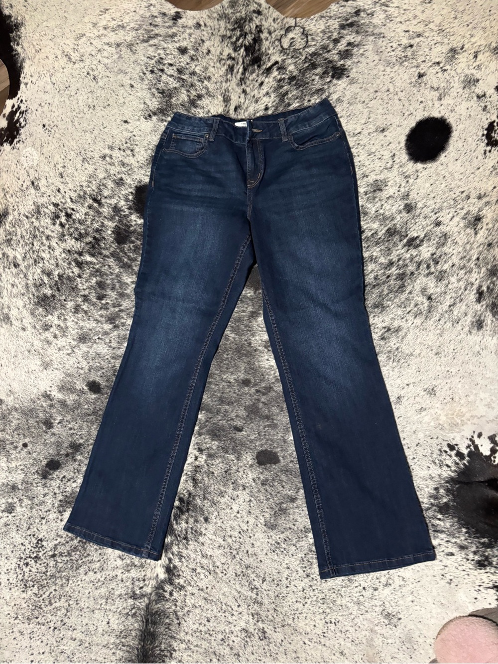 M Jeans by Maurice’s Classic Women's Dark Wash Bootcut Jeans - Dark Blue